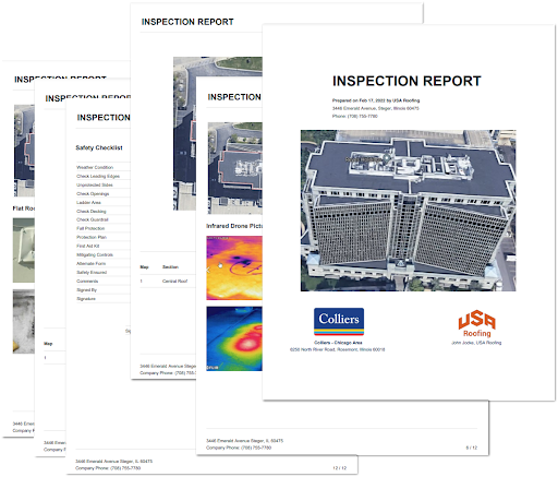 sample roof inspection report