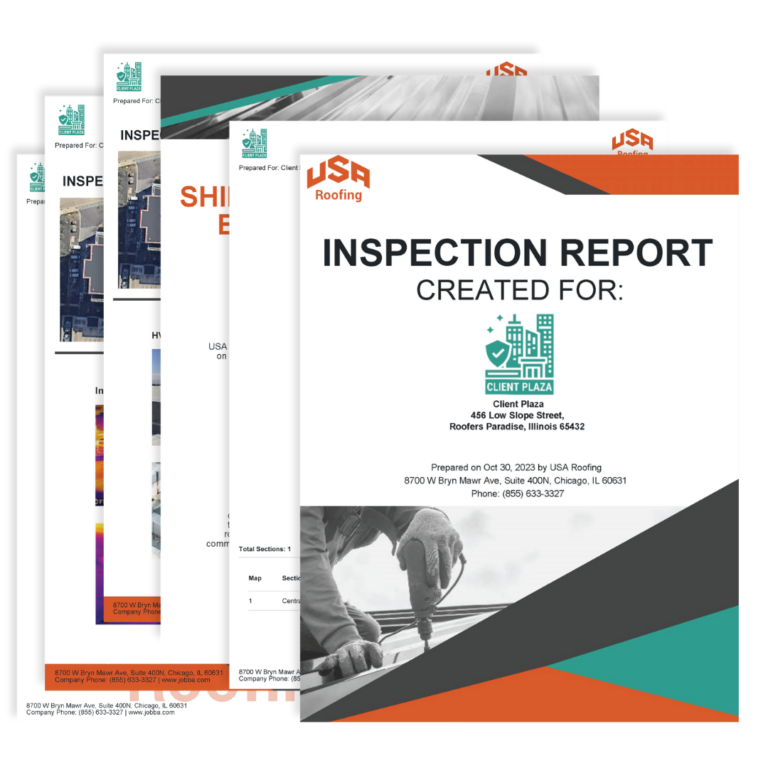 custom roof inspection report